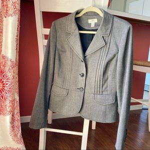 Ann Taylor Loft Grey Blazer